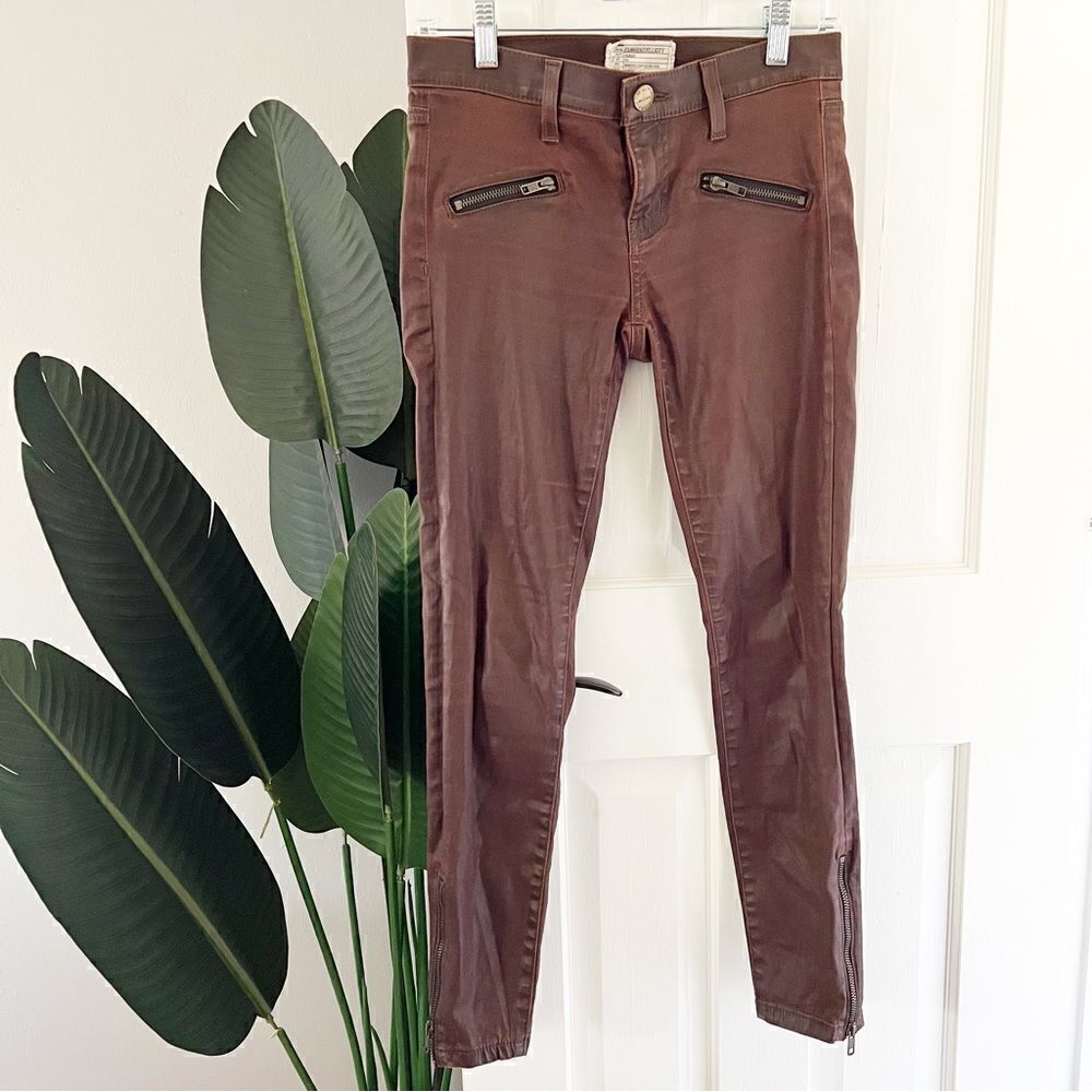 Current/Elliot Soho Zip Stiletto Skinny Ankle Pants - Picture 4 of 10